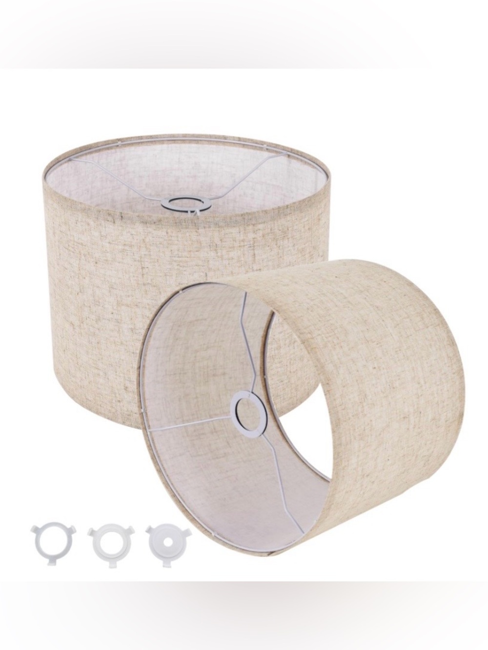 Set of Lampshades - BEIGE LINEN
